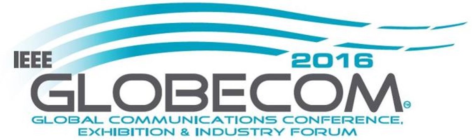 [12/22/2016] Globecom Conference at Washington, DC