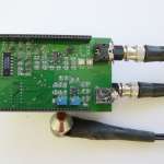 Figure 2 - Portable doppler probe and board